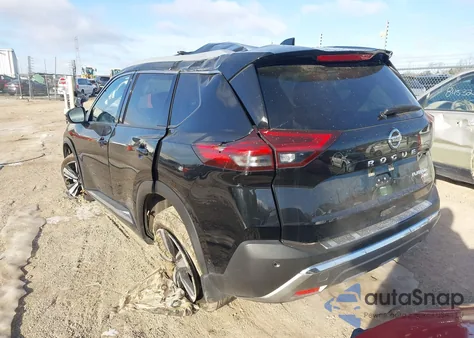 2021 Nissan Rogue Platinum Intelligent Awd из США, поврежденный, VIN JN8AT3DD1MW306870